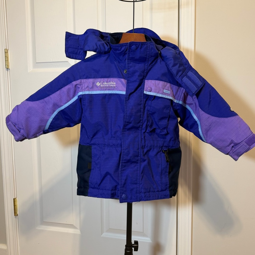 Columbia Tectonite purple ski jacket, purple, size 3t